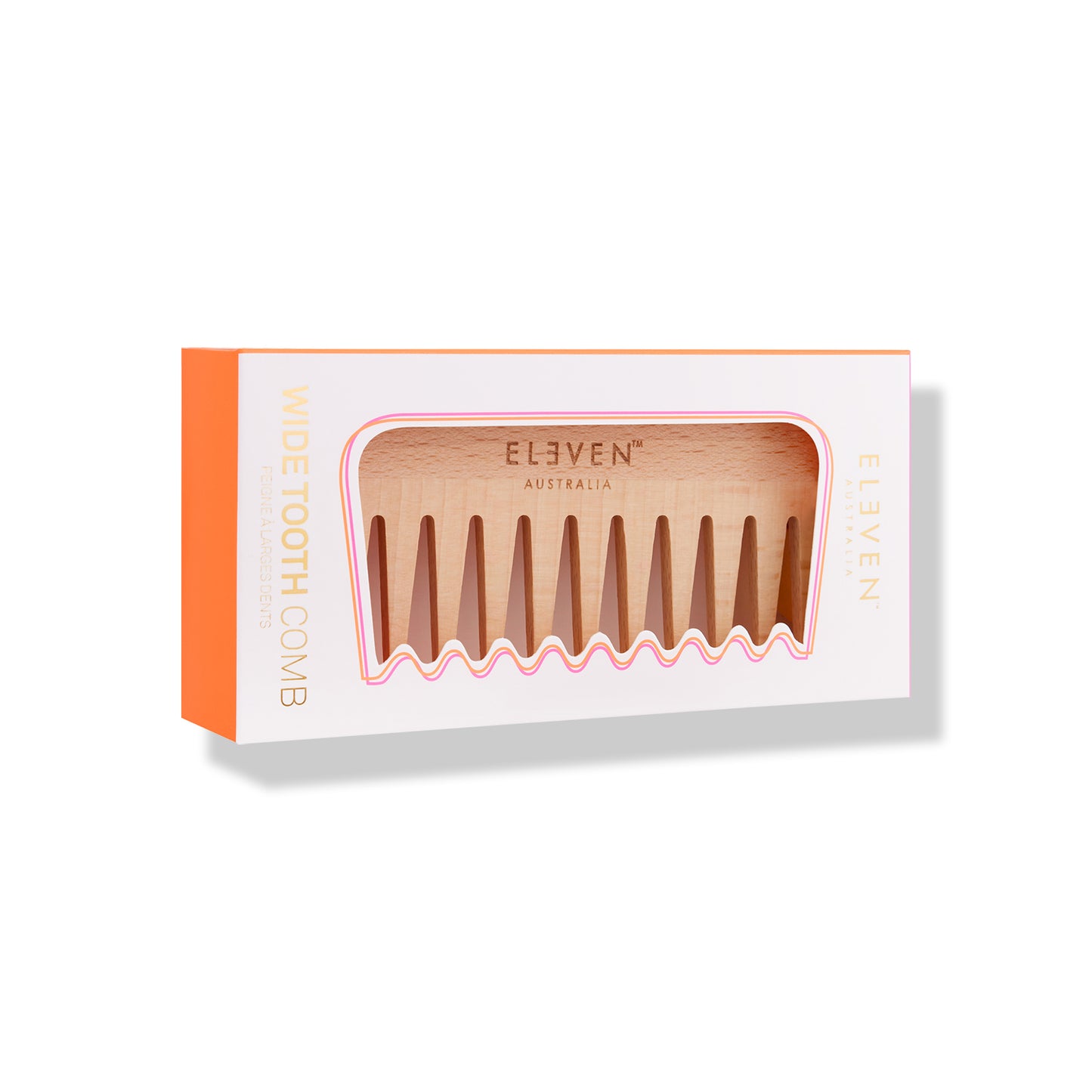 WOODEN WIDE TOOTH COMB