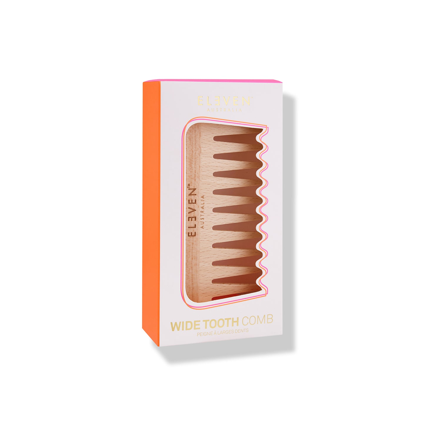 WOODEN WIDE TOOTH COMB