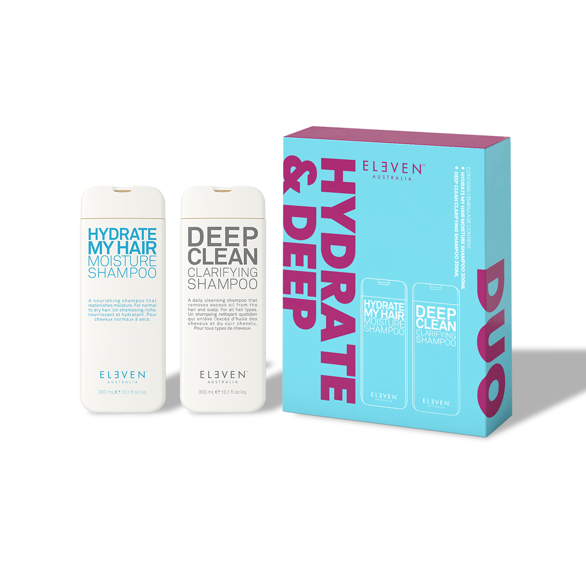 HYDRATE AND DEEP CLEAN SHAMPOO DUO