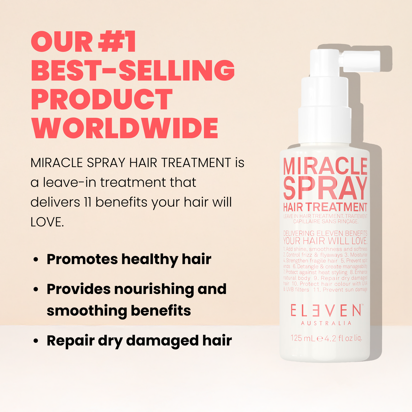 MIRACLE SPRAY HAIR TREATMENT 4.2 FL OZ