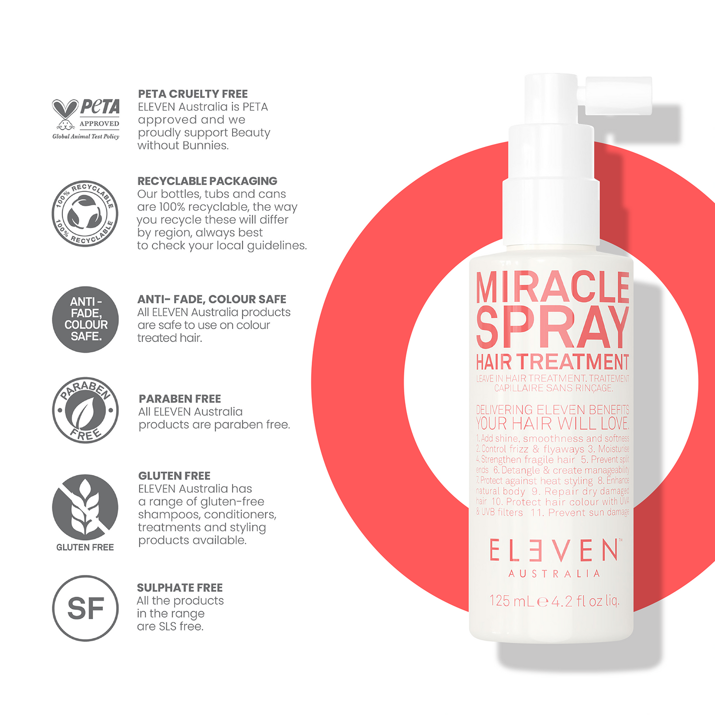 MIRACLE SPRAY HAIR TREATMENT 4.2 FL OZ