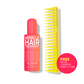 Neon Duotone Miracle Hair Treatment with free Limited Edition neon yellow carbon fibre comb