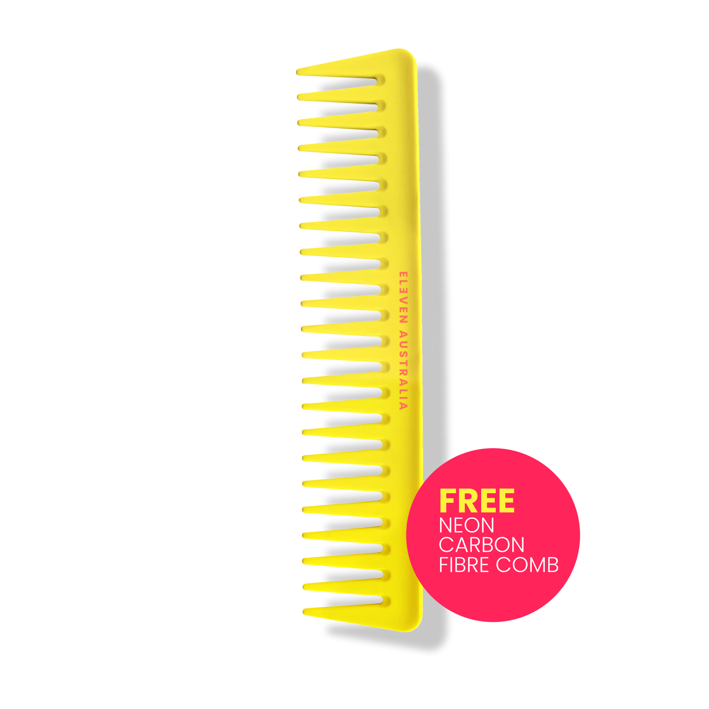 Limited Edition neon yellow carbon fibre comb
