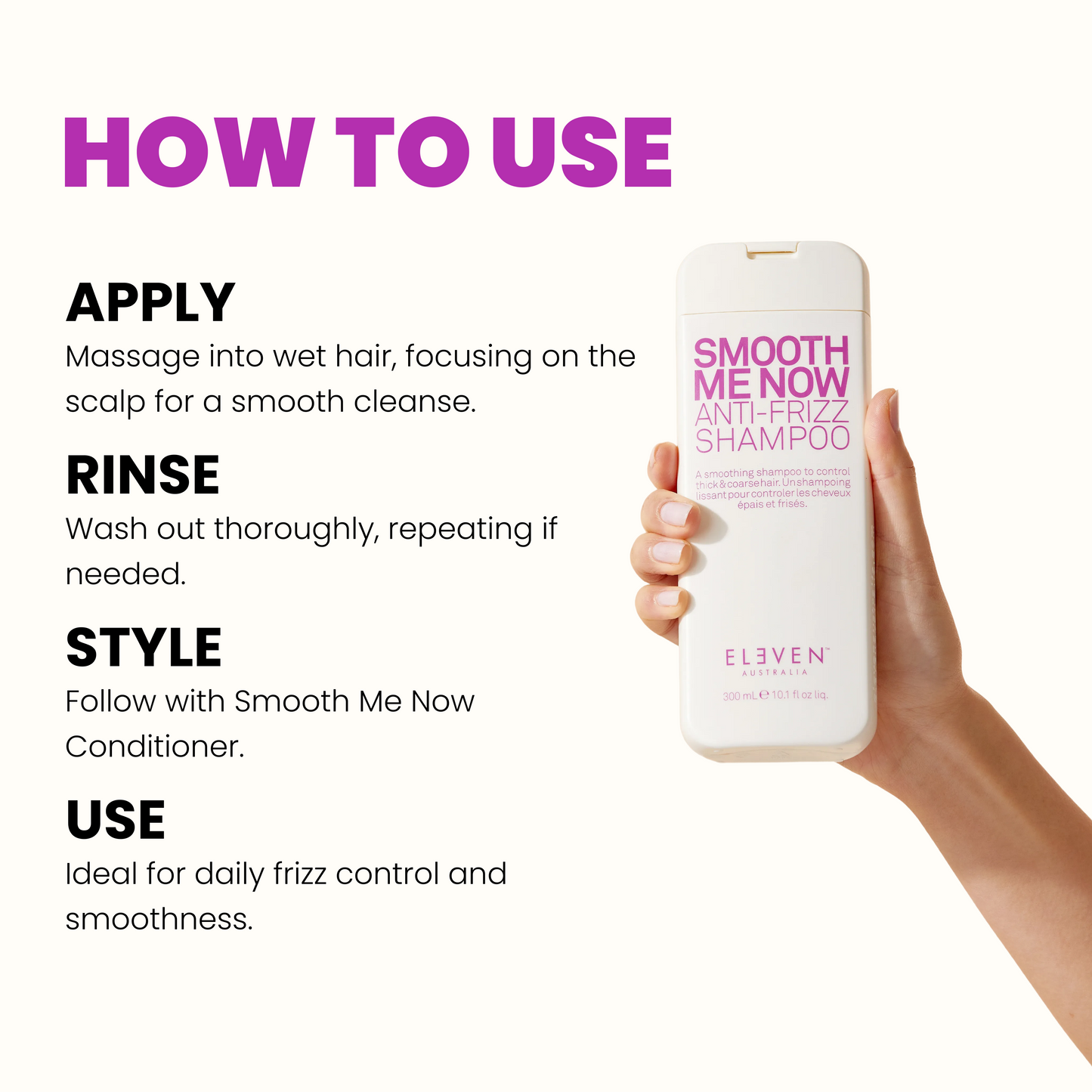 SMOOTH ME NOW ANTI-FRIZZ SHAMPOO