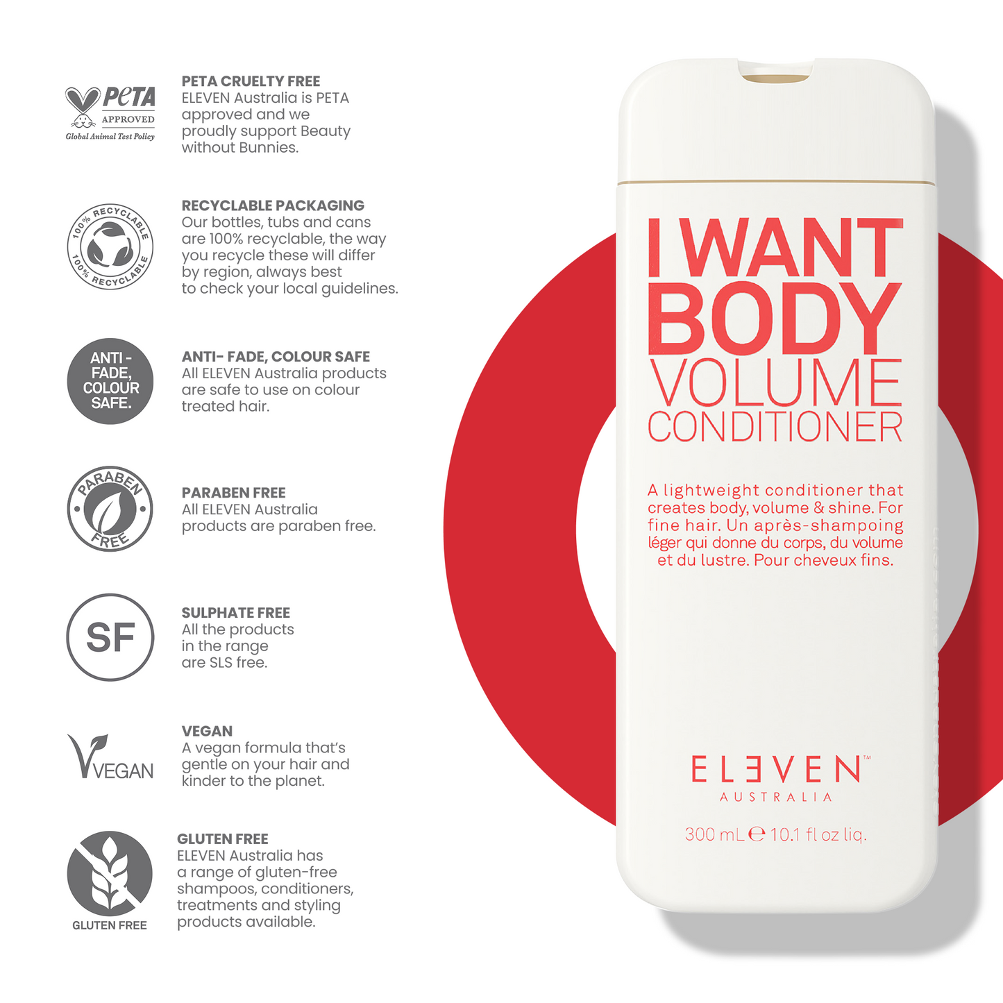 I WANT BODY VOLUME CONDITIONER